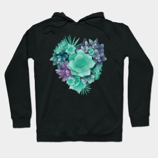 Succulent Love I // heart Hoodie